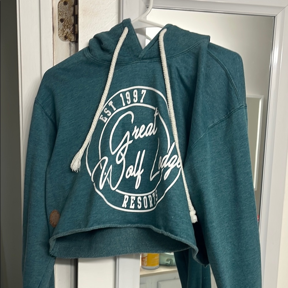 Women's Teal Hoodie Sweater